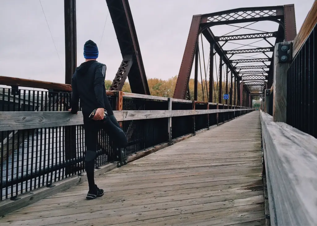 man running