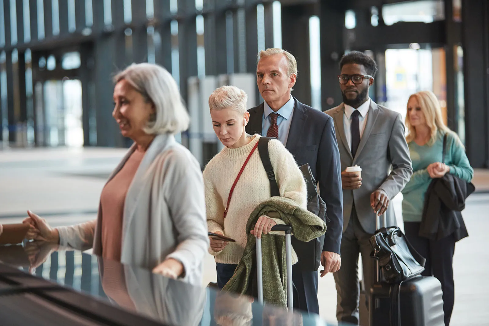 queue-at-check-in-counter