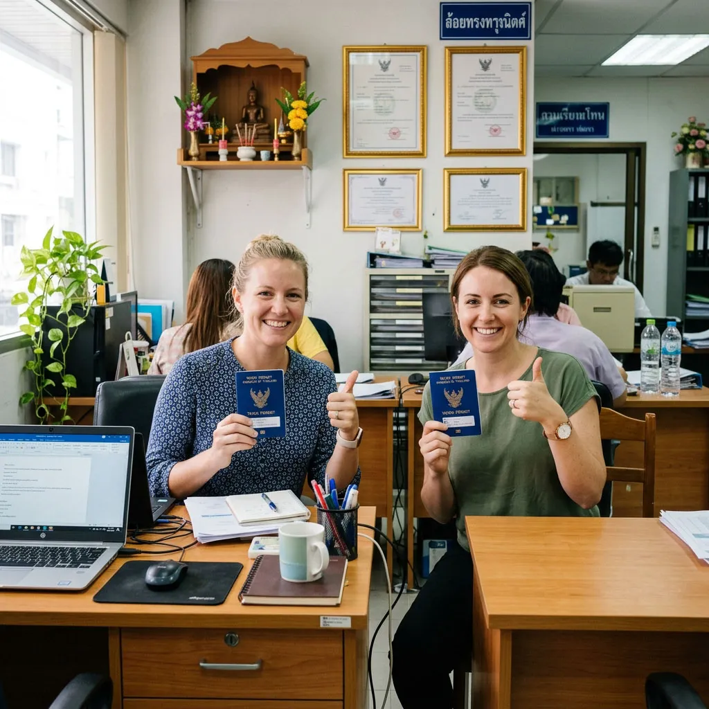 ladies-with-thai-work-permit